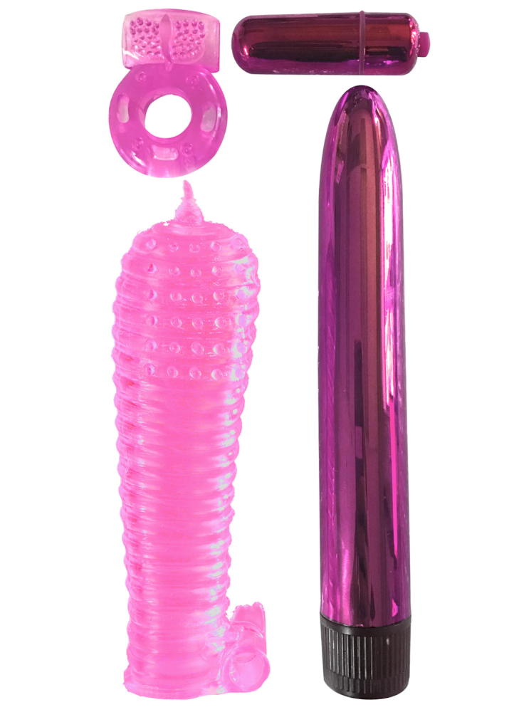 Coffret 4 sextoys rose Classix - R545112